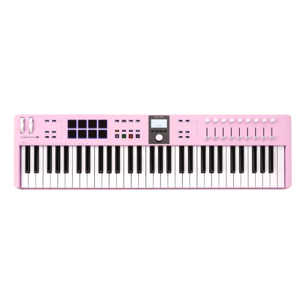 Arturia KeyLab Essential 61 MK3, Rose Quartz - Top