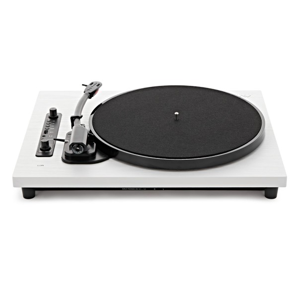 AVCOM Contemporary Turntable with Bluetooth, White