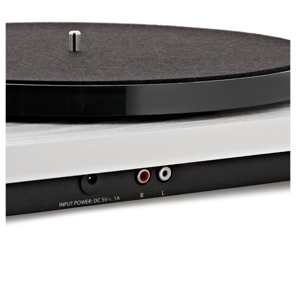 AVCOM Contemporary Turntable with Bluetooth, White