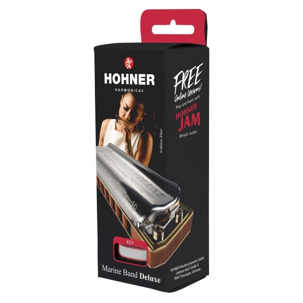 Hohner Marine Band Deluxe Harmonica, D