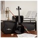 Student Full Size Violin by Gear4music, Black