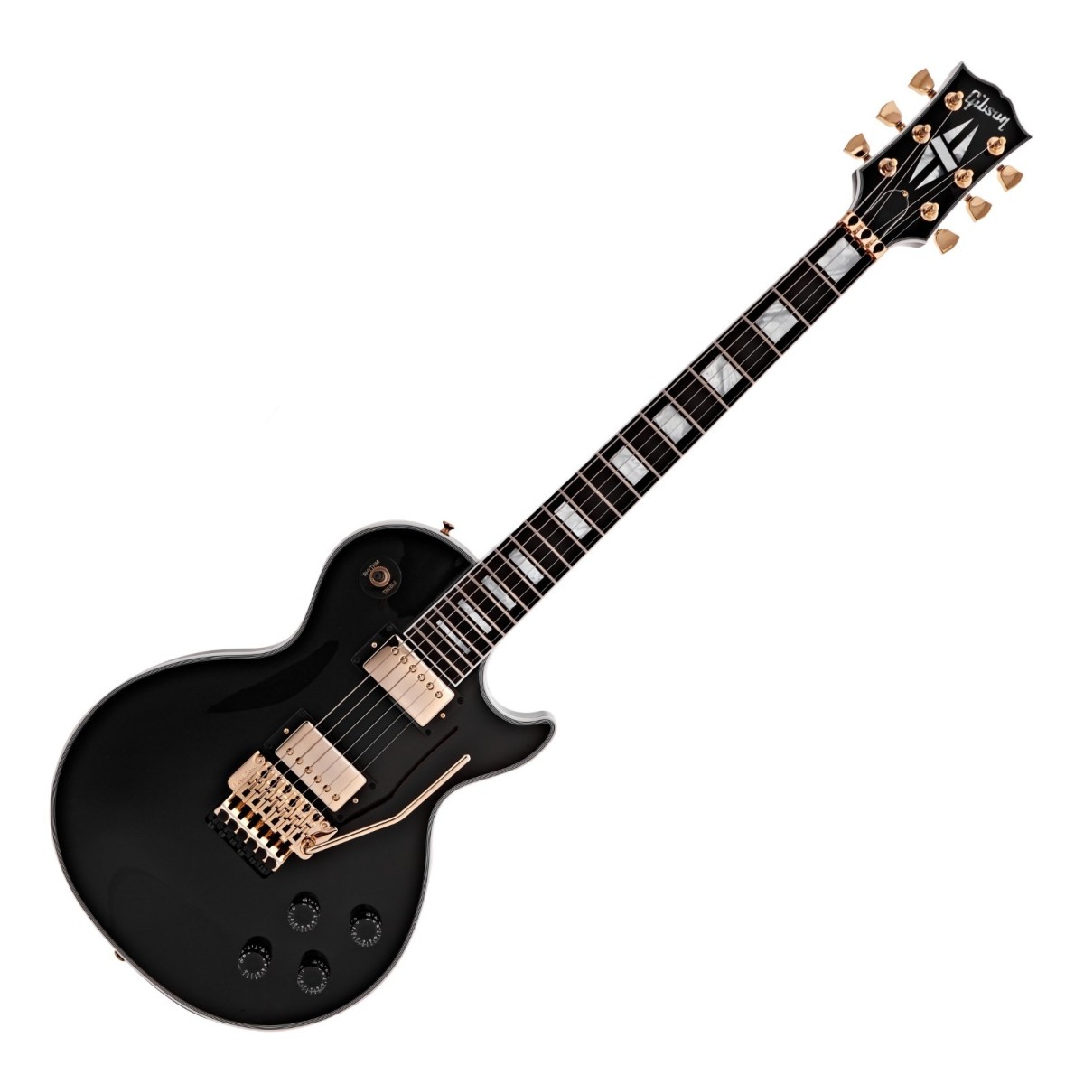 Gibson Custom Shop Gibson Custom Les Paul Axcess Custom Floyd Rose Ebony #503692