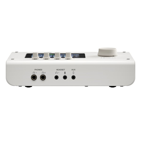 Yamaha URX44 USB Streaming Mixer with Multi-track Recording, White - Front