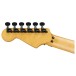 EVH Limited Edition Striped Series Frankenstein Frankie MN, Black with Yellow Stripes, Aged - back of headstock