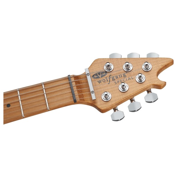 EVH Wolfgang Special TOM, Baked Maple Fingerboard, Kandy Green - headstock