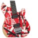 EVH Limited Edition Wolfgang Special Striped Series, Red, Black, and White, Aged - hardware