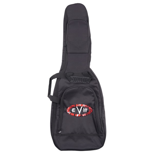 EVH Limited Edition Wolfgang Special Striped Series, Red, Black, and White, Aged - gig bag