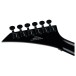 Jackson X Series Soloist SLX DX LRL, Gloss Black - back of headstock