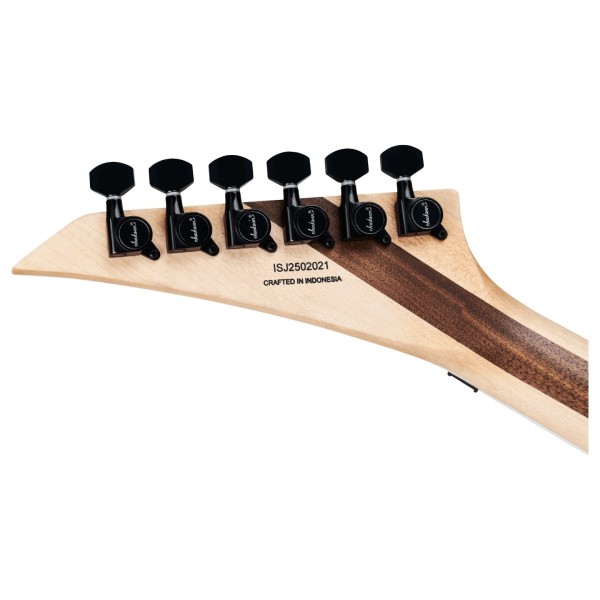 Jackson Pro Plus Series Soloist SLA2, Red Crystal - back of headstock