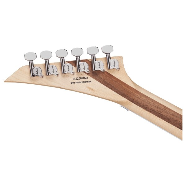 Jackson Pro Plus Series Soloist SLA2, Quicksilver - back of headstock
