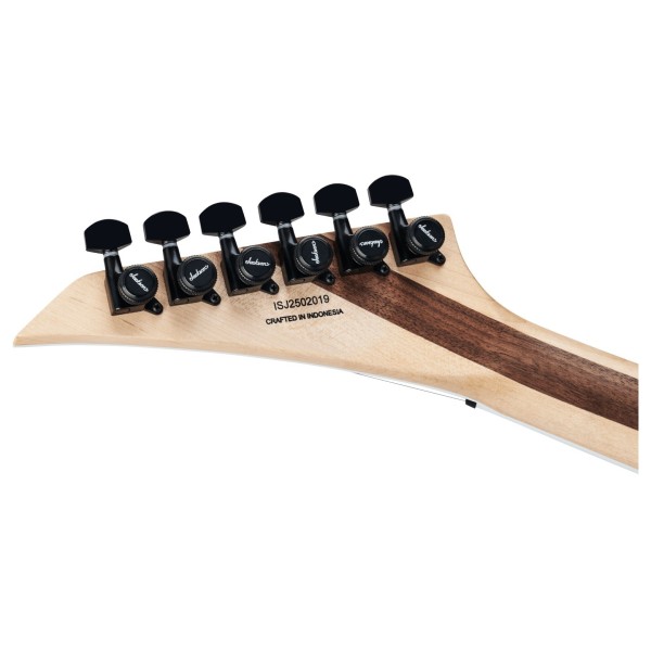 Jackson Pro Plus Series Soloist SLA2 HT, Gloss Black - back of headstock