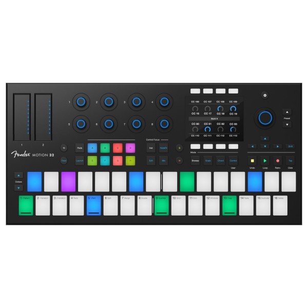 Fender Studio Motion 32 MIDI Controller - Top