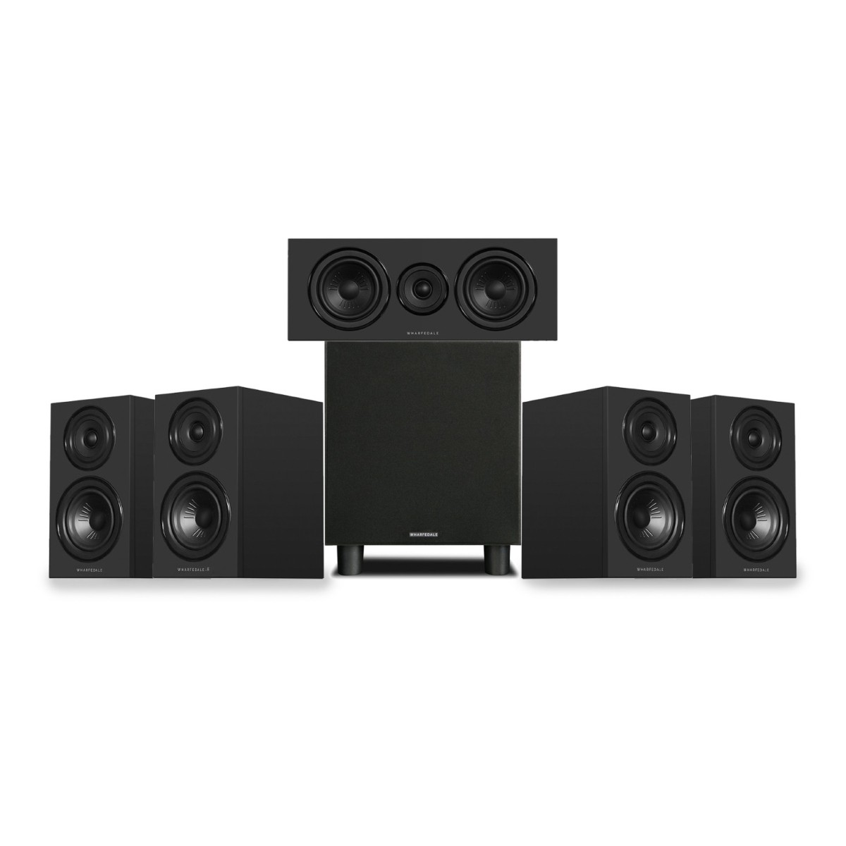 Wharfedale Diamond 12.1i 5.1 Home Cinema Speaker Package Black