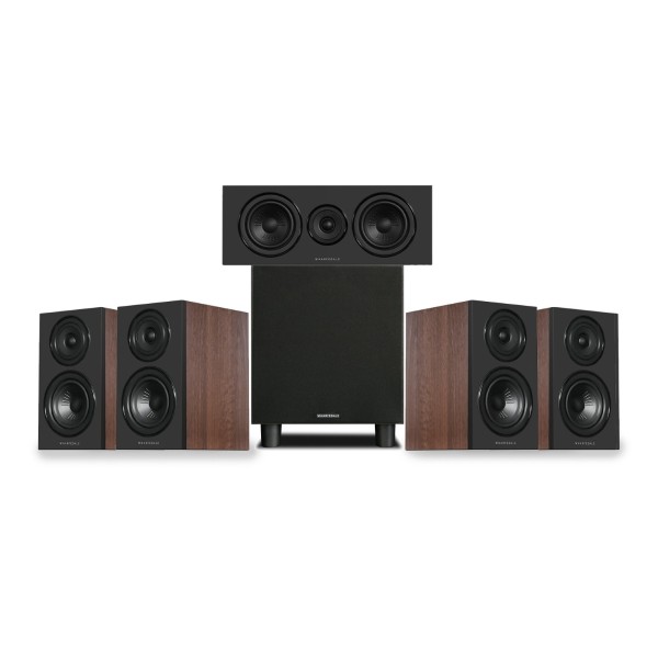 Wharfedale Diamond 12.1i 5.1 Home Cinema Speaker Package, Walnut