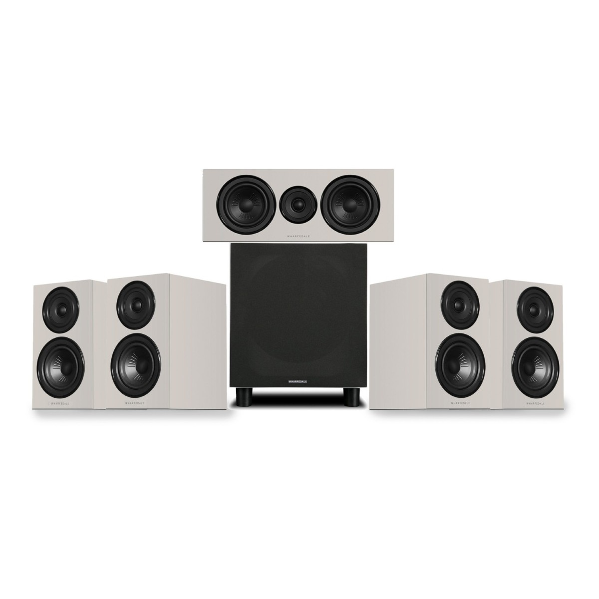 Wharfedale Diamond 12.1i 5.1 Home Cinema Speaker Package Grey
