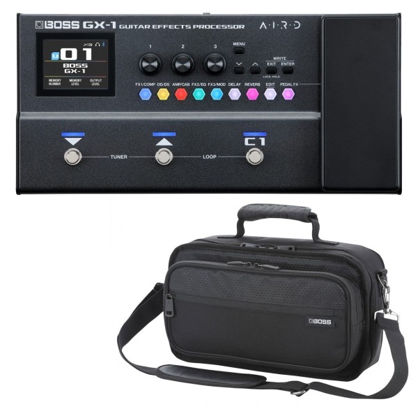 Boss GX-1 Compact Multi Effects Processor with Bag at Gear4music