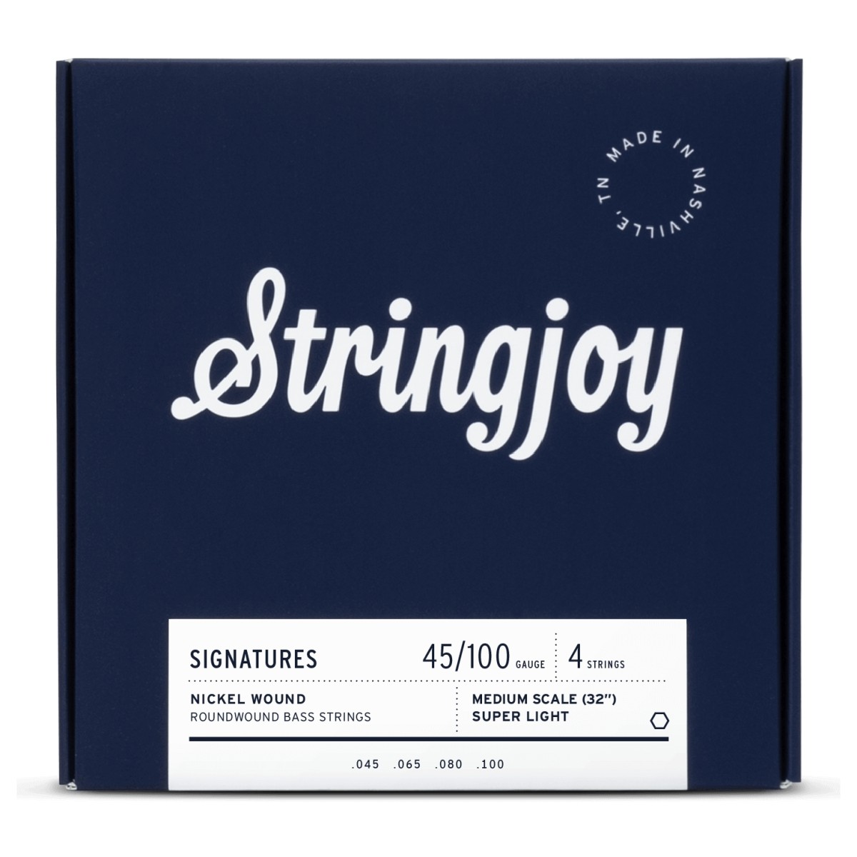 Click to view product details and reviews for Stringjoy Super Light Gauge 45 100 4 String Long Scale Nickel Wound Bass Guitar Strings.