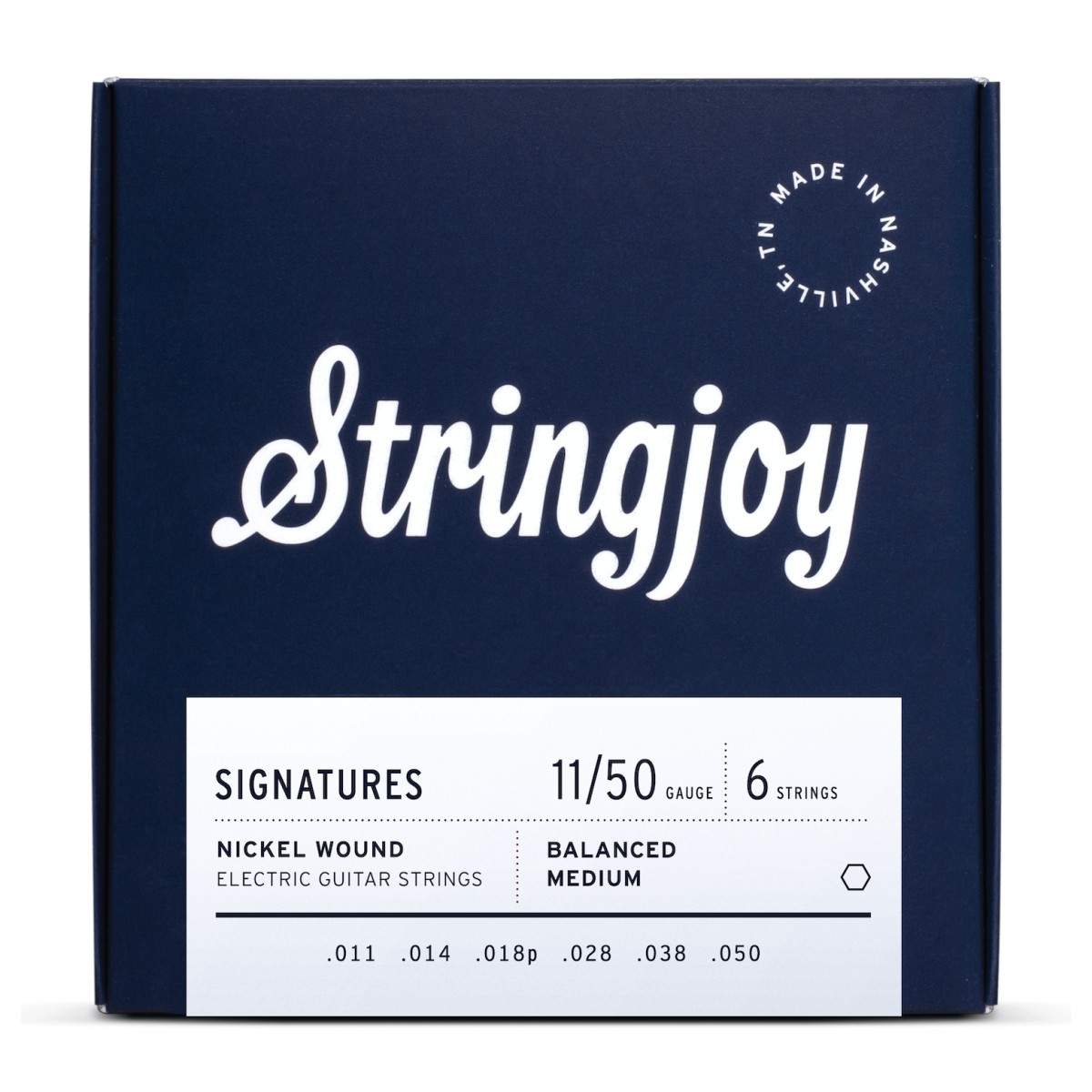 Click to view product details and reviews for Stringjoy Signatures Balanced Medium Gauge 11 50 Nickel Wound Electric Guitar Strings.