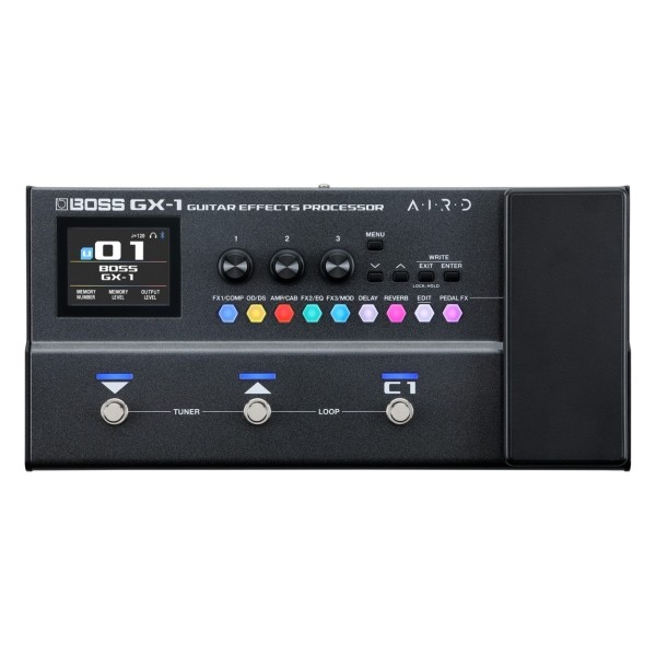 Boss GX-1 Compact Multi Effects Processor Bundle