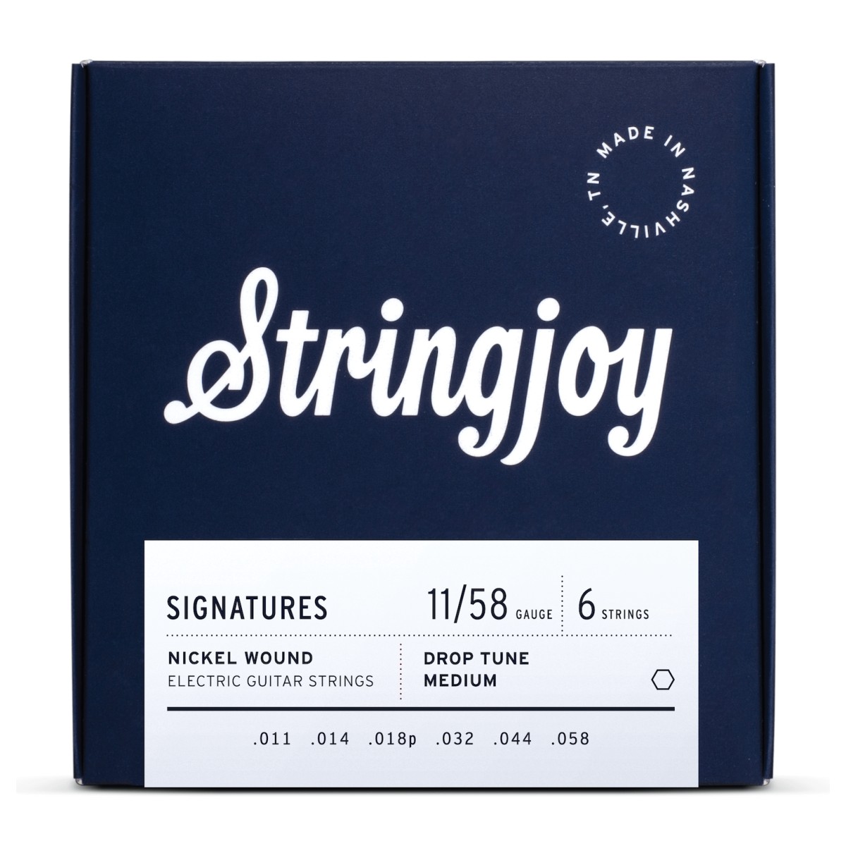 Click to view product details and reviews for Stringjoy Signatures Drop Tune Medium Gauge 11 58 Nickel Wound Electric Guitar Strings.
