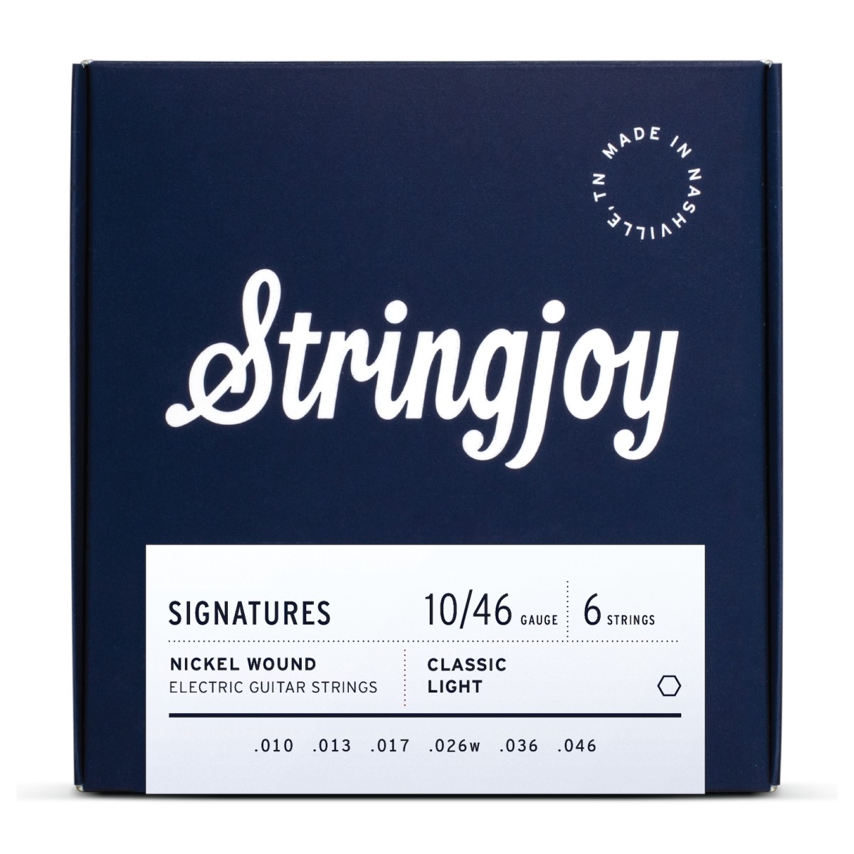 Click to view product details and reviews for Stringjoy Signatures Classic Light Gauge 10 46 Nickel Wound Electric Guitar Strings.