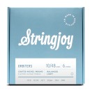 Stringjoy Orbiters Balanced Light Gauge (10-48) Coated Nickel Wound Electric Guitar Strings