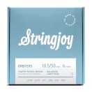 Stringjoy Orbiters Balanced Light Plus Gauge (10.5-50) Coated Nickel Wound Electric Guitar Strings