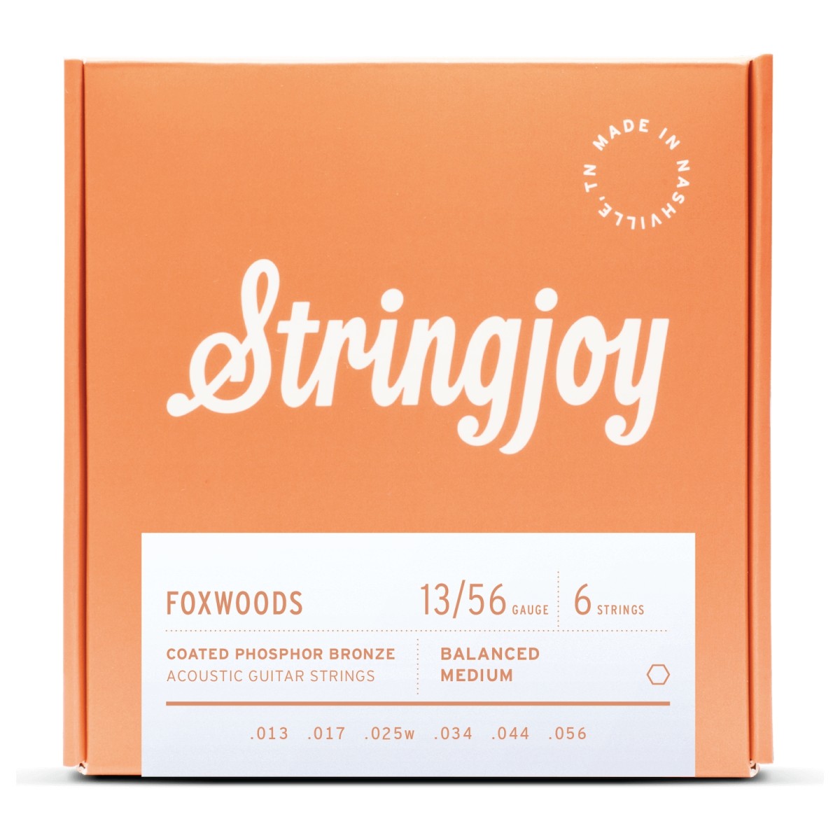 Click to view product details and reviews for Stringjoy Foxwoods Medium Gauge 13 56 Coated Phosphor Bronze Acoustic Guitar Strings.