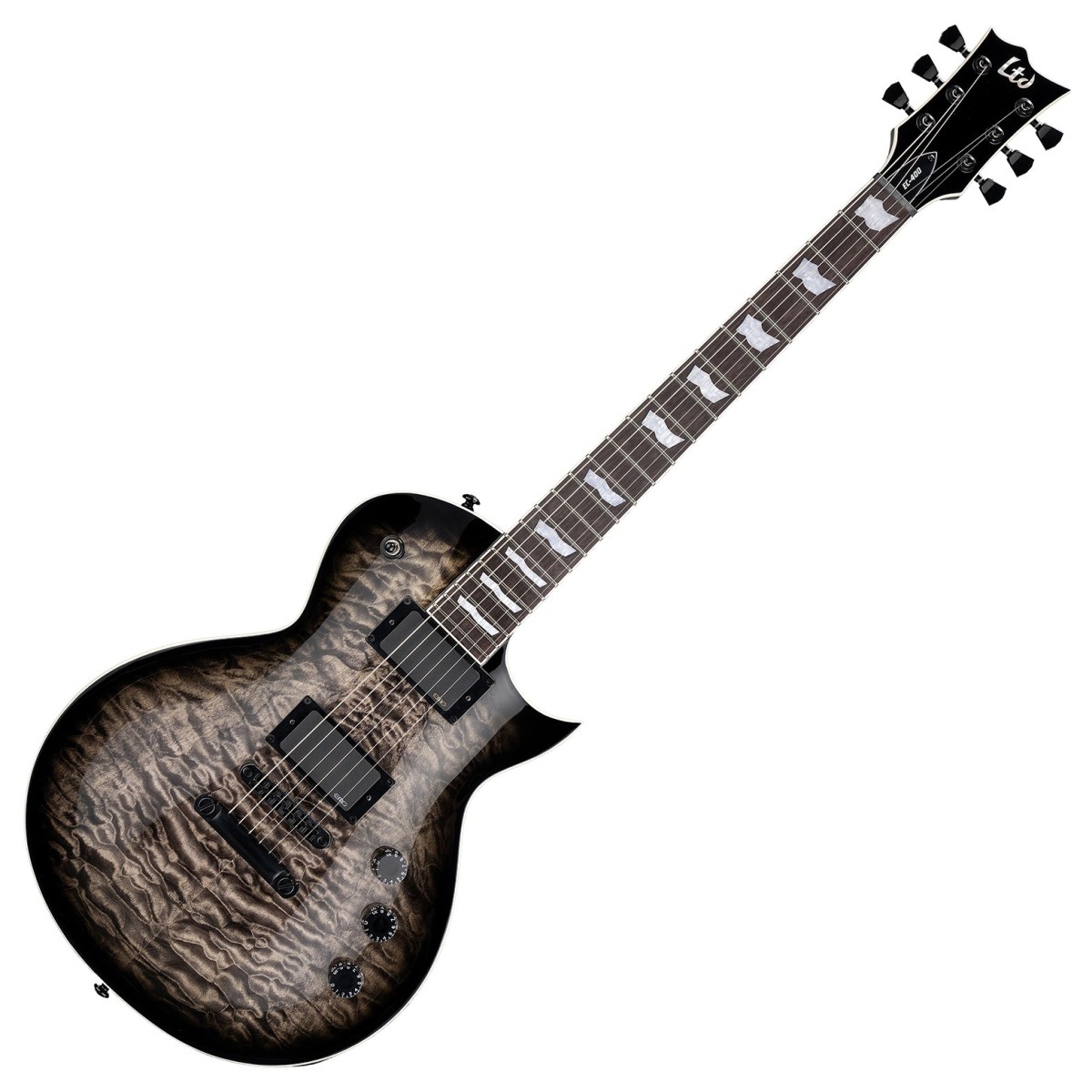 ESP Guitars ESP LTD EC-400 QM See Thru Black Sunburst