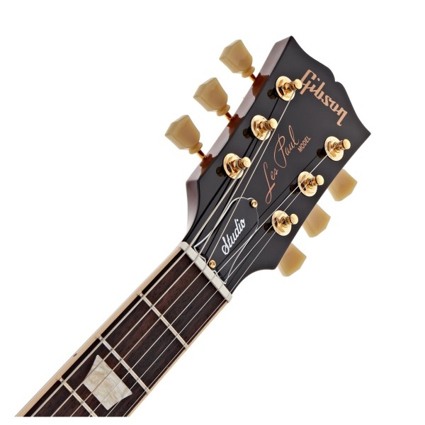 Gibson Les Paul Studio Gold Hardware, Wine Red #204850235 - headstock