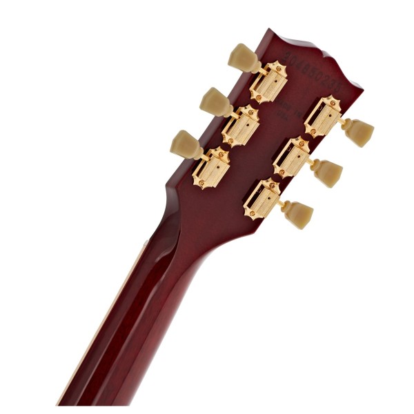 Gibson Les Paul Studio Gold Hardware, Wine Red #204850235 - back of headstock