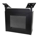 Equinox Event Booth Foldable DJ Booth, Black