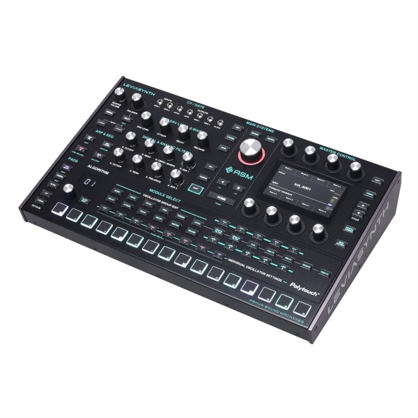 Leviasynth Hybrid Synthesizer - Angled