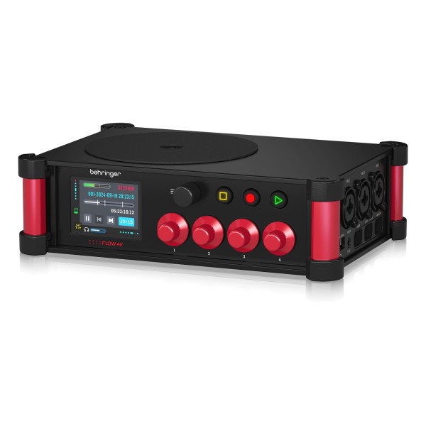 Behringer FLOW 4V Digital Mixer for Video Production - Right Angle