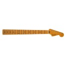 Fender Satin Roasted Maple Fat Stratocaster Neck, 22 Medium Jumbo Frets, 9.5", Maple, U Shape