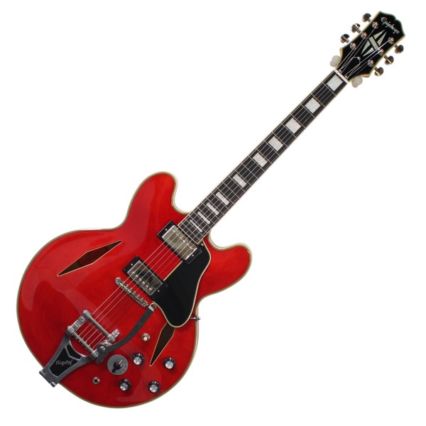 Epiphone Shinichi Ubukata ES-355 Custom Bigsby, Sixties Cherry