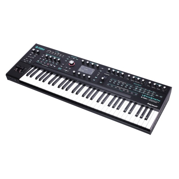 Ashun Sound Machines Leviaysnth Hybrid Synthesizer - Angled