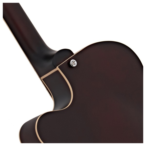 Hartwood Novella Hollowbody Guitar & Hard Case, Tobacco Sunburst