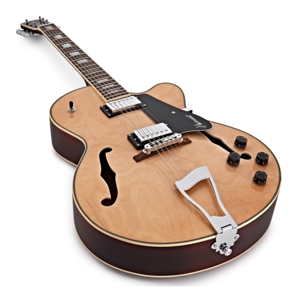 Hartwood Novella Hollowbody Guitar & Hard Case, Natural