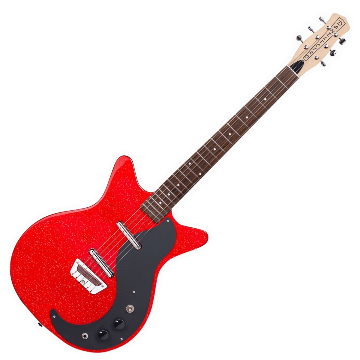 Danelectro Glitter 59 Red/Silver Glitter