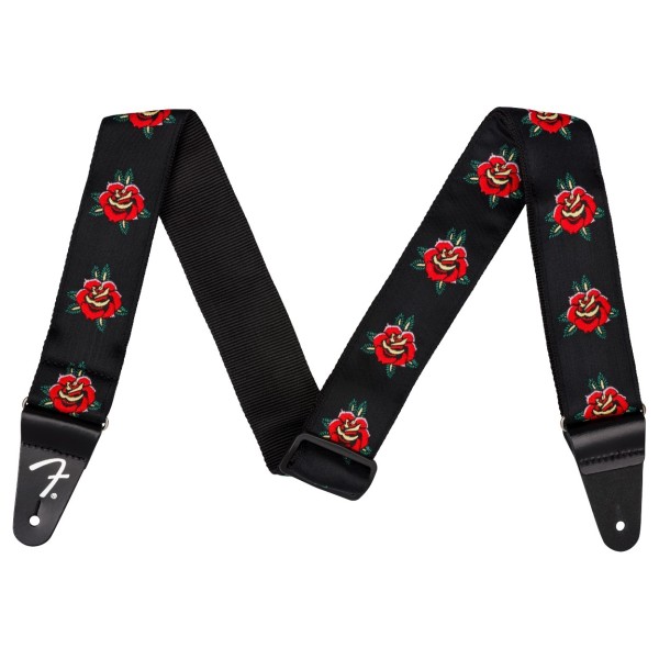 Fender Rose Strap, Red, 2"
