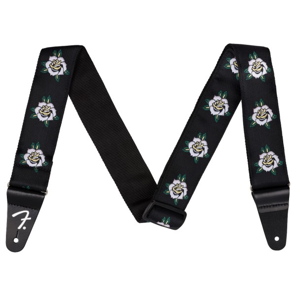 Fender Rose Strap, White, 2"
