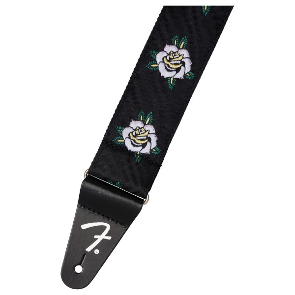 Fender Rose Strap, White, 2"