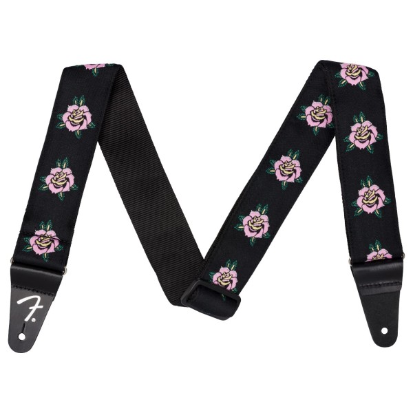 Fender Rose Strap, Pink, 2"