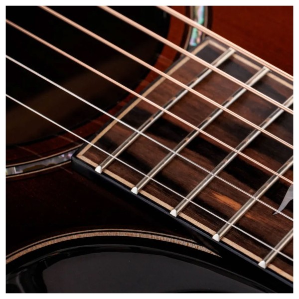 Taylor Builder's Edition 814ce Next Generation, Honduran / Sinker Redwood - upper frets