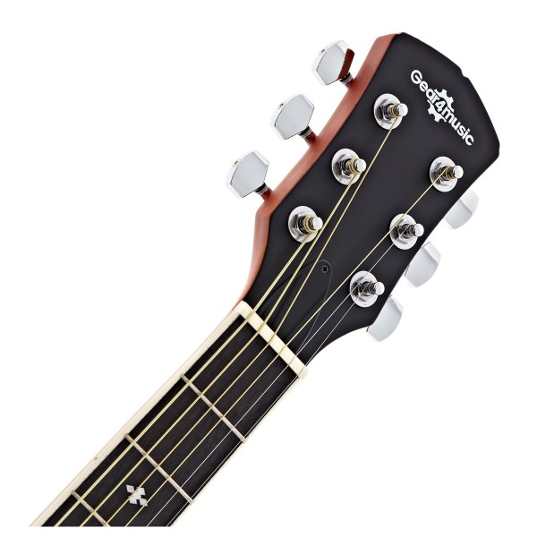 Roundback Electro Acoustic Guitar by Gear4music, Vintage Burst