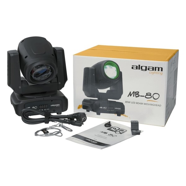 Algam Lighting MB80 Cob LED 100w Lighting Beam, Boxed contents