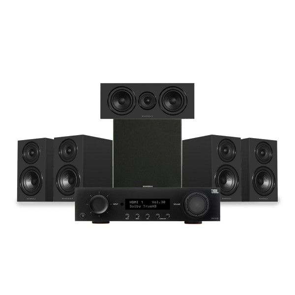 JBL MA310 5.2 Channel 4K AV Receiver, Black 