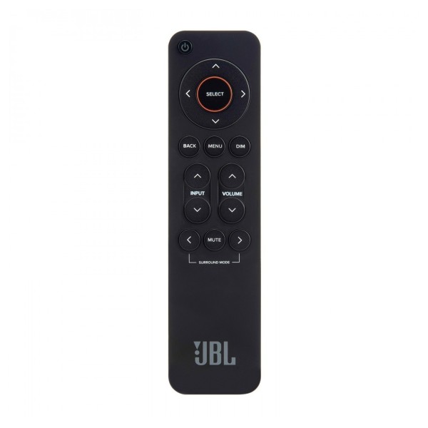 JBL MA310 5.2 Channel 4K AV Receiver, Black remote 