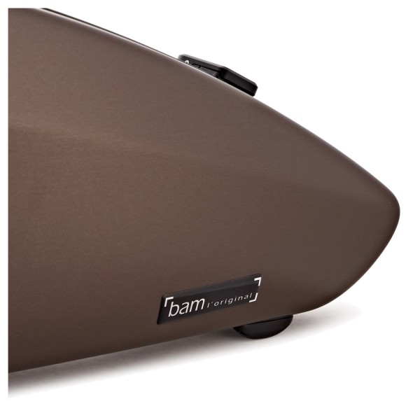 BAM 2004XL BonBon Hightech Violin Case, Brown & White - Logo